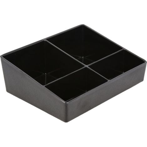 JVD - Plateau ZenLine Petit Porte Sachet Noir mat - Matériel professionnel