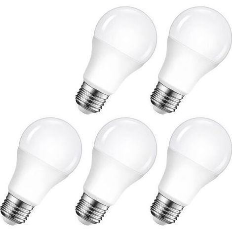 Lot de 5 ampoules LED E27 15W, ampoule GLS Edison économie d'énergie blanc froid 6500K, éclairage intérieur non dimmable pour maison bureau garage (1/5)