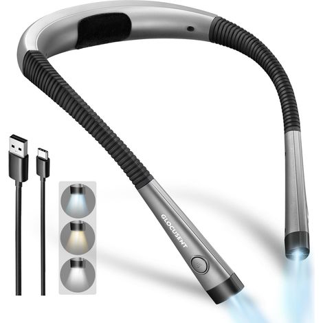 Lampes et conférences, lampes et conférences 3 couleurs et 6 luminaires, lampes et couture flexibles, autonomie de 80 h, rechargeable, idyllique pour lire au lit, tricoter, bricoleur, cadet parfait po (1/5)