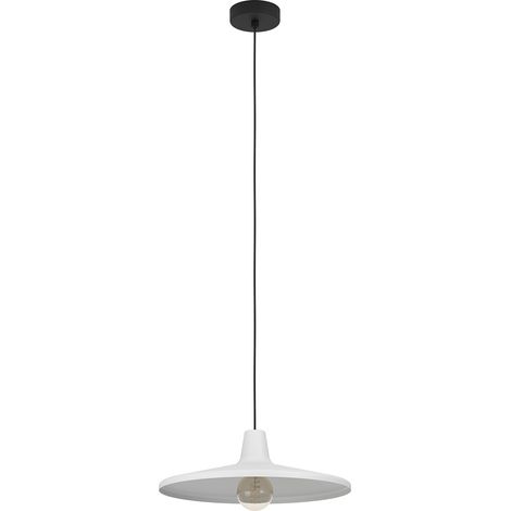Lampadario A Sospensione Contemporaneo Miniere Acciaio Nero Grigio 1 Luce E27