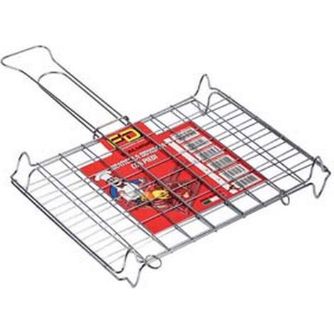 1PZ GRIGLIA A RETE DOPPIA CON PIEDI - cm.22x27
