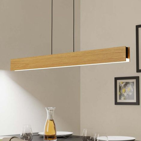 [NEUWERTIG] B-Ware EGLO Hängeleuchte Pendelleuchte Smart Zig LED Anchorena Z Holz hell schwarz w864 (1/2)