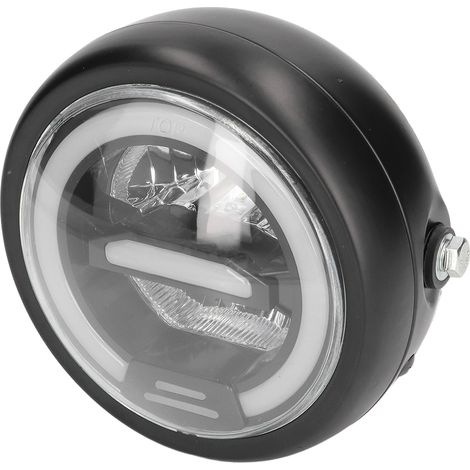 Phare de moto rond à LED 6,5 pouces, étanche, 12 V CC, pour scooter et motocross (1/5)