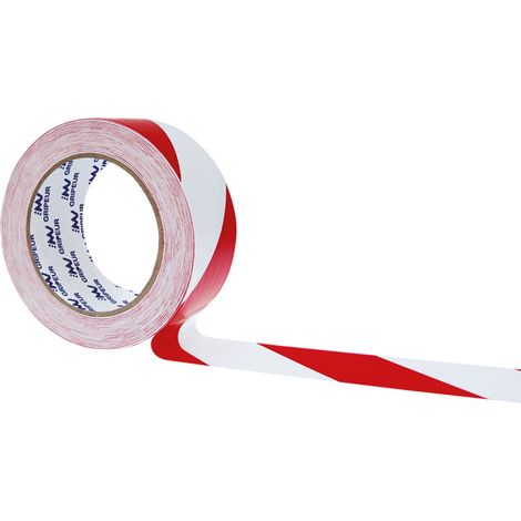 Adhésif PVC danger rouge/blanc 50mmX33M - LIMA - 0000099RB0050