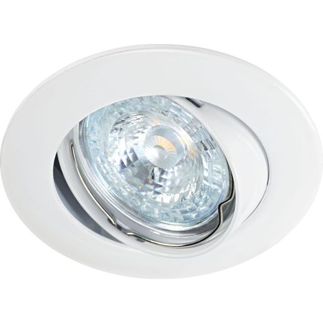 aric lunar - rond - gu10 - blanc - sans lampe - aric 4559 (1/4)