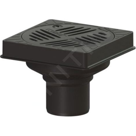 Kessel cave 67110B DN 100, en Ecoguss, cadre de support carré (1/2)