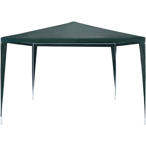 Tente de réception, Pavillon, Pergola, Tente de jardin, 3 x 3 m PE Vert OIB9349E (1/5)