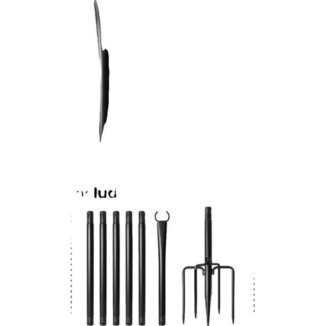 Aufhängestange, verstellbare Höhe, vielseitige Outdoor-Dekoration, 2PCS (1/2)