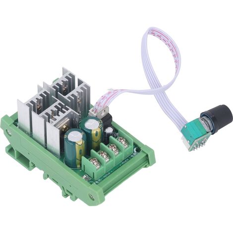 Variateur de vitesse pour moteur DC sur rail DIN, module 12V 24V 36V 55V, régulation PWM 40A, contrôleur de courant réglable, modèle D-2203. (1/5)