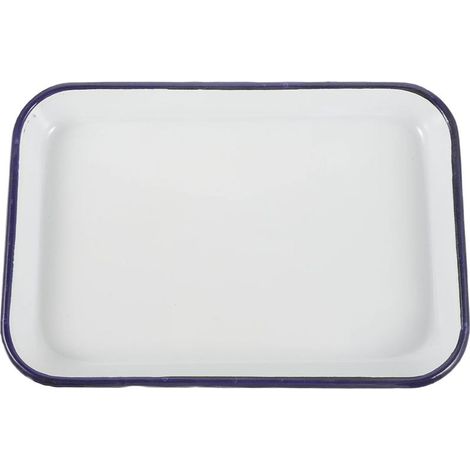 Moule à pâtisserie émaillé ménager -plaque de cuisson multifonctionnelle pour la cuisine (1/5)