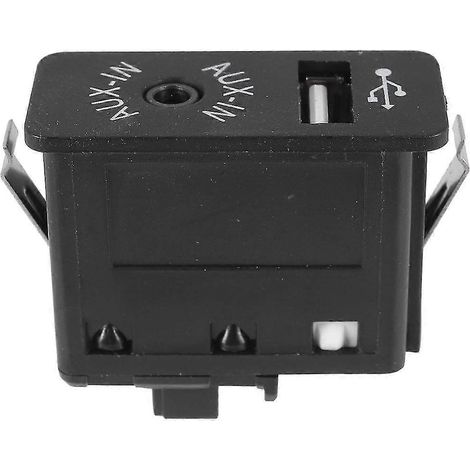 USB/AUX-Autoadapter, AUX-Eingangsbuchse für BMW E81, E87, E90, F10, F12, E70, X4, X5 und X6 (schwarz)