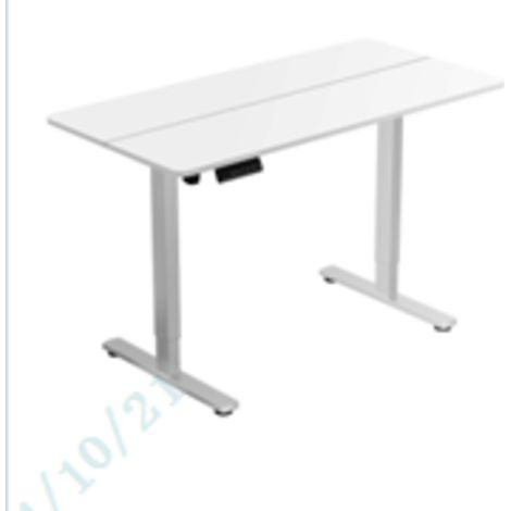 Pour télétravail et bureau ergonomique, changez de position avec ce bureau électrique silencieux à mémoire (1/2)
