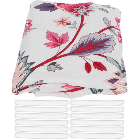 Housse de Canapé 4 Places Polyester Élastique Antidérapante Protection Meuble Motif Floral Lavable en Machine Confort Durable (1/5)