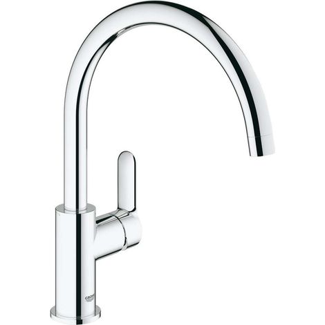 BauEdge Rubinetto Miscelatore monocomando lavello cucina,canna girevole 360° (1/10)