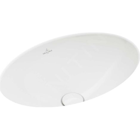 Vasque 57 x 41 ovale à poser VILLEROY ET BOCH Loop & Friends TitanCeram blanche sans trop plein (1/4)