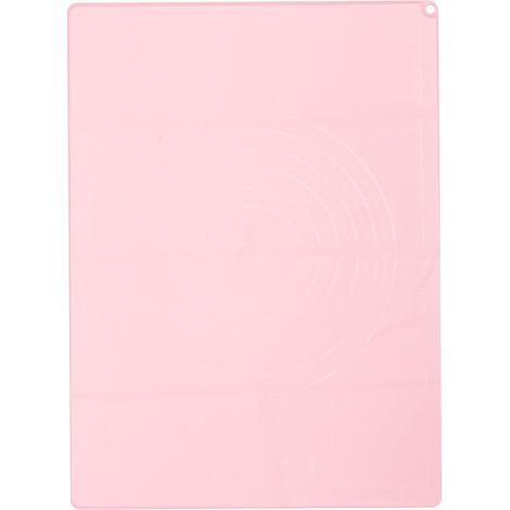 BESPORTBLE Tapis de Pétrissage en Silicone 60x80 Cm Antidérapant Rose, Tapis à Pâte Multifonction pour Pâtisserie Maison Cuisine, Accessoire Pratique pour Étaler Pâte et Cuisson'-'- (1/5)