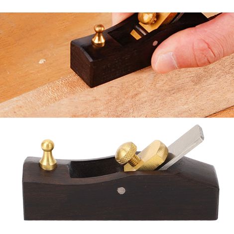 Le rabot en bois d'ébène à fond plat convient au rabotage, au détourage et au biseautage des surfaces planes. (1/5)
