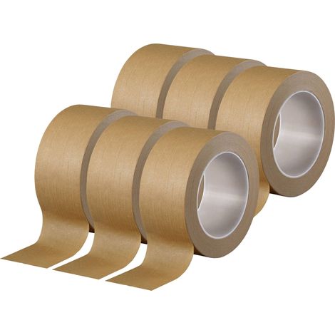 TOOLCRAFT TO-10194390 Ruban adhésif d'emballage marron (L x l) 50 m x 50 mm 6 pc(s) Y069273 (1/5)