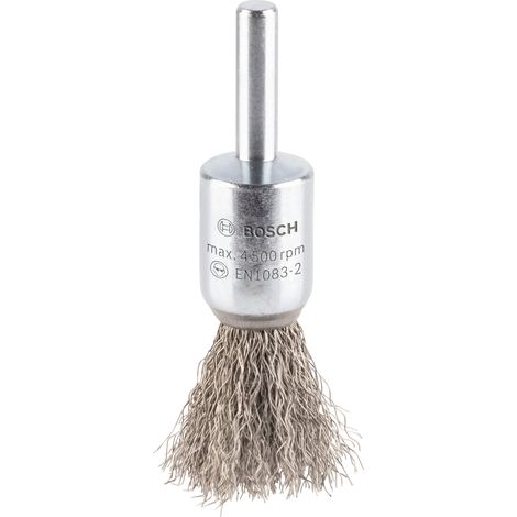 Bosch Brushing PRO Stainless Steel clean End Brush Straight Shank 15 x 0.2mm