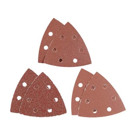 CARTA ABRASIVA VELCRATA LEVIG TH-DS 19 EINHELL - GRANA 40-120-240 CF=PZ 5- 6 confezioni