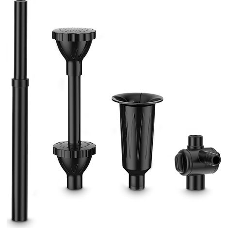Biling Kit de buses pour pompe solaire, 3 buses de pompe de puits avec réglage du débit d'eau, accessoires de fontaine de bassin (1/5)