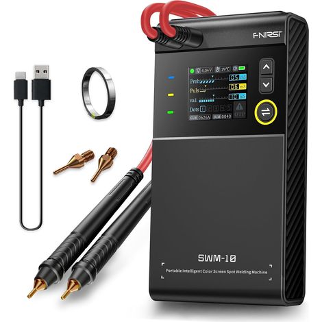 Soudeuse par Points Portable 5000 mAh – Pistolet de Soudage à Double Impulsion 0,1–0,25 mm pour Fer, Acier Inox et Bande de Nickel (1/5)