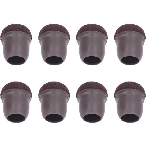 Juego de 8 protectores para patas de sillas, mesas, camas y muebles, almohadillas suaves y elásticas para uso doméstico (tamaño pequeño). (1/5)
