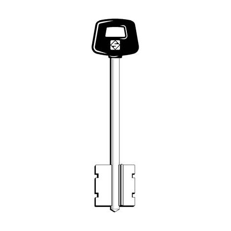 CHIAVE DOPPIA MAPPA CISA 5CS12P SILCA - OTTONE NICHELATO- 5 pezzi