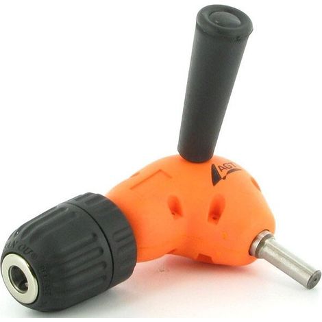 Mandrin Sans Clé à Action Rapide T 90° Angle Pour Perceuse à Crémaillère 10mm 3/8 (1/4)