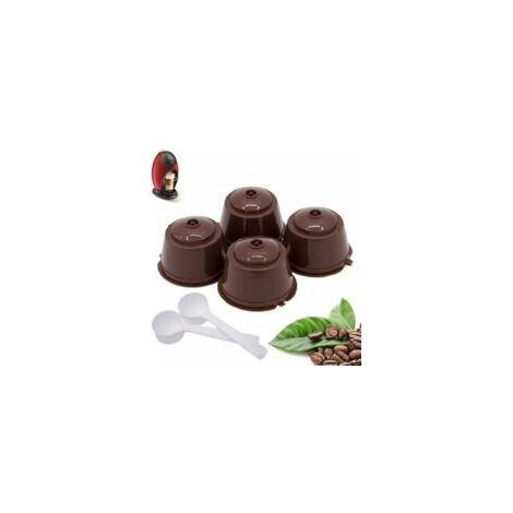 Rechargeable capsules de café Dolce Gusto, 4 Pièce Incl. 2 cuillères à café de (1/5)