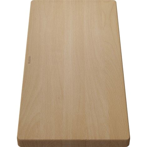 Planche à Découper en Bois de Hêtre Massif, Convient pour Évier, Accessoire pour L’évier dans La Cuisine, 546 x 266 x 34 mm (1/5)