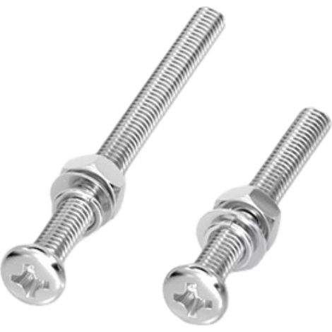 Tornillos y tuercas de cabeza Phillips (20 juegos), pernos de fijación para escaleras de piscina, tornillos decorativos de acero inoxidable, repuestos, M4180 mm (1/5)