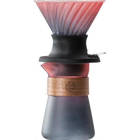 Ensemble de cafetière à filtre en céramique avec pot à café à couleurs dégradées et système d'infusion par immersion ( ) (1/4)