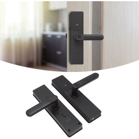 Serrure connectée Graffiti Home 6V avec empreinte digitale, mot de passe et application de lecture de cartes. Compatible Wi-Fi. (1/5)