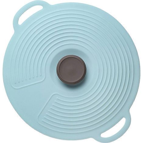 Couvercle rond en silicone auto-adhésif pour conserver la fraîcheur des aliments. Couvercle souple et étanche en silicone.-32X28X2.5CM-Green (1/3)