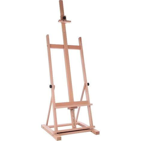 Chevalet d'atelier - Artcreation - Hêtre huilé - Patins - Rose