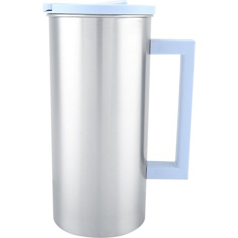 1800ml gobelet en acier inoxydable multifonction pour lait jus café (Bleu) (1/5)