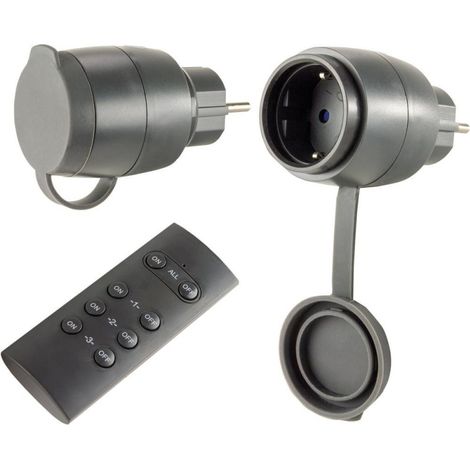 2 + 1 conjunto de sinterizador inalámbrico al aire libre negro