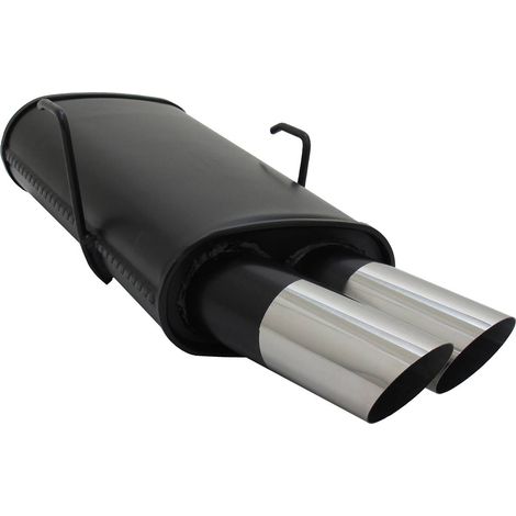 Silencieux Echappement Peugeot 106 91/03 - 2x76mm MS-27672790