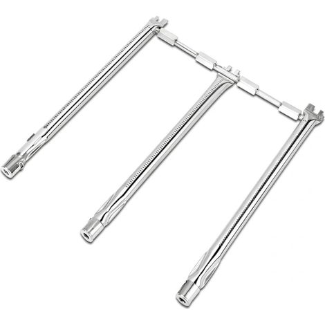 Kit de tube de brûleur de rechange en acier inoxydable pour barbecue Weber Spirit série 300 E310 S310 E320 E330 (2013-2017) - 45,7 cm