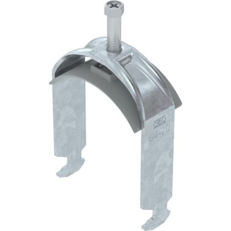 OBO Bettermann Bügelschelle 2056 64-70mm Stahl tauchfeuerverzinkt, 1186269 (1/2)