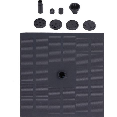 Pompe à eau solaire flottante 7V 1.4W pour fontaine de jardin extérieure
