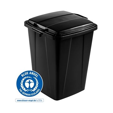 Conteneur à déchets Durabin 90 litres Durable, noir (1/2)