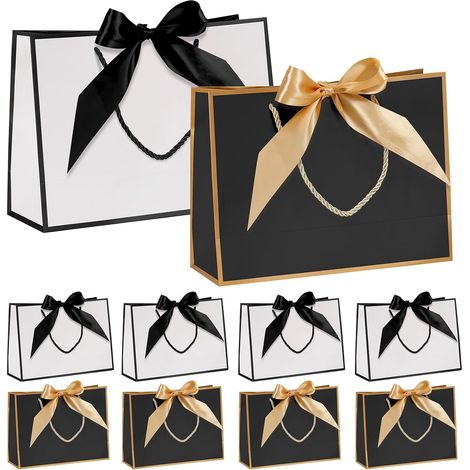 10 große Geschenktüten, 32 x 25 x 11 cm, Geburtstagsgeschenktüte (1/5)