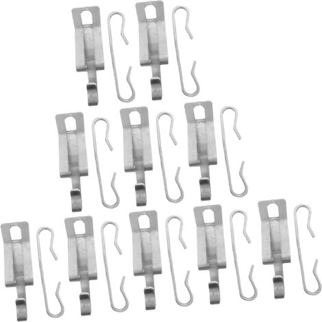 Clips De Câble Chauffants Et Entretoises En Aluminium Léger, Kit 20 Pièces Pour Fixation Gouttières, Équipements Chauffage Extérieur, Accessoires Installation Sécurisée