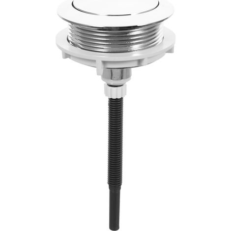 Bouton Poussoir Wc Universel Bouton De Réservoir D’Eau Des Toilettes Rond À Double Commande Remplacement Facile Pour Réservoir De Toilette Maison Bureau Hôtel (1/5)