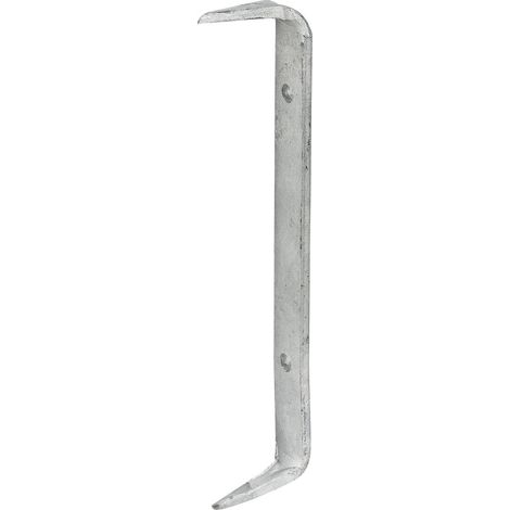 Vormann Bauklammer feuerverzinkt 26 x 2,5 cm Einschlaghaken Stahl (1/2)