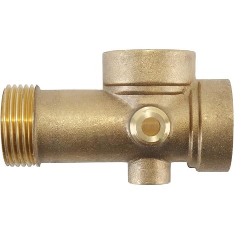 Collecteur distributeur 5 voies en laiton, répartiteur 5 ports 1 pouce 1/4 pouce pour pompe à eau, irrigation, réservoir sous pression, système de plomberie de jardin (1/5)