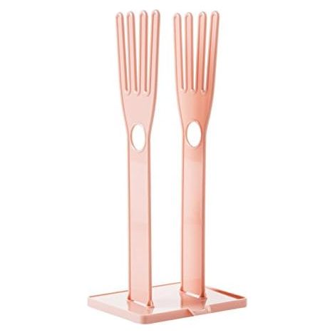 Support de rangement pour gants de cuisine en chiffon (rose) (1/2)