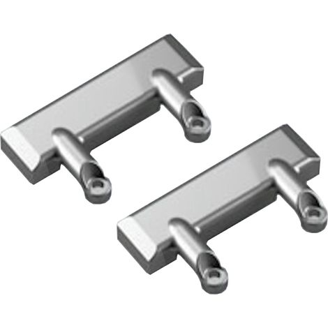 1 Satz Kesseböhmer FREEfold Adapter für 20 mm Alurahmen, vernickelt
